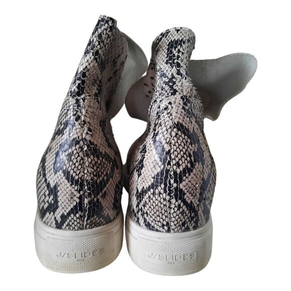 J Slides Snake Print High-Top Sneakers - Picture 4 of 4